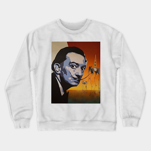 Dali Crewneck Sweatshirt by lilyvtattoos